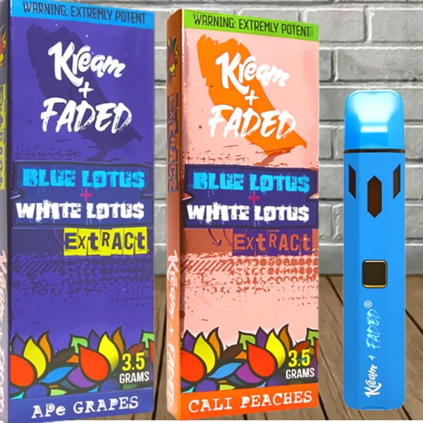 Kream + Faded Blue Lotus + White Lotus Extract Disposable 3.5g