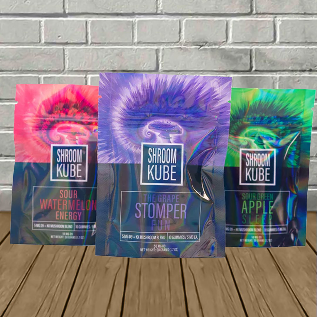 Shroom Kube Delta 9 + Functional Mushroom Gummies 10ct