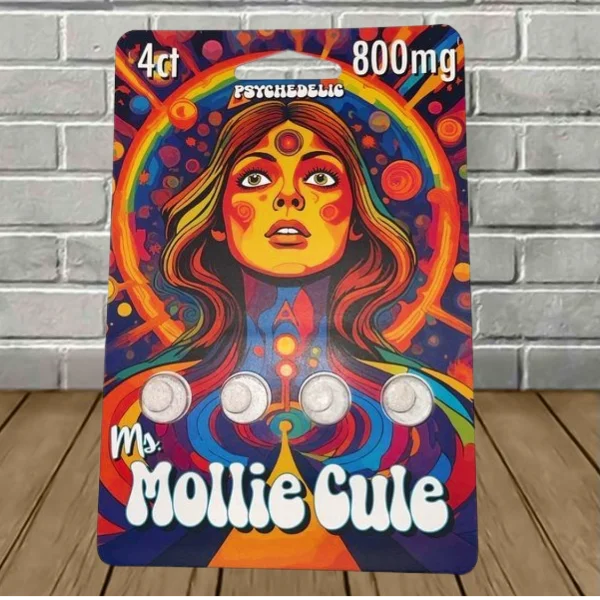Ms Mollie Cule Mushroom Tablets 4ct