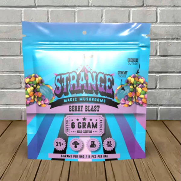 Strange Magic Mushroom Candy Clusters 8ct Berry Blast