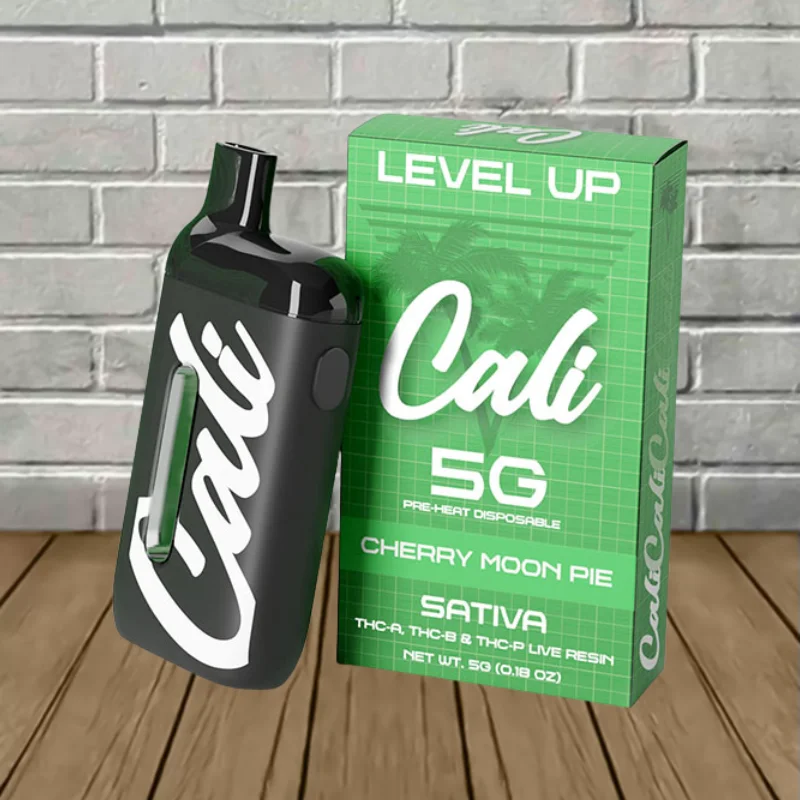 Cali Extrax Level Up Disposable Vape 5g Cherry Moon Pie -- Sativa