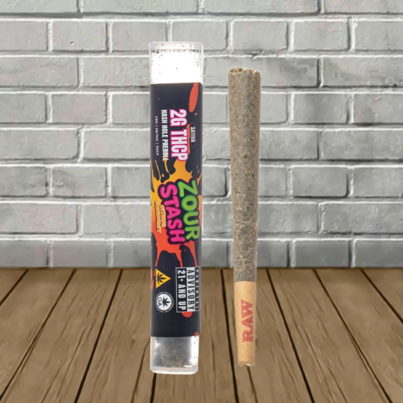 Zour Stash Hash Hole Liquid Diamonds THCp Preroll 2g-Citrus Sunburst -- Sativa