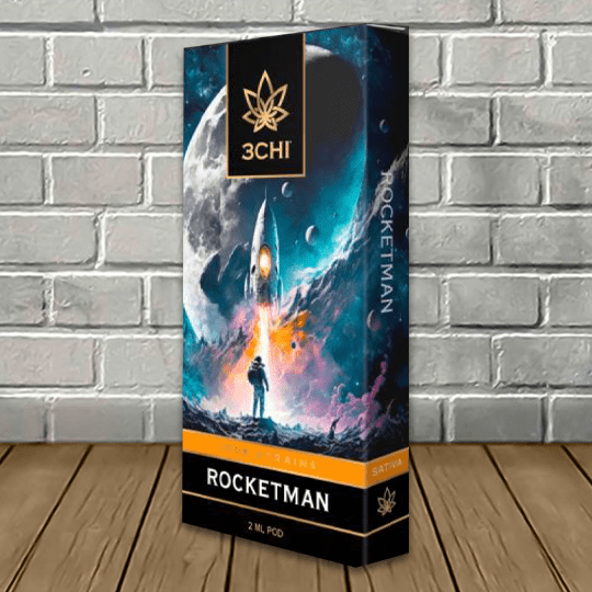 3Chi True Strains Cannabis 2ml Pod–Rocketman (Sativa)