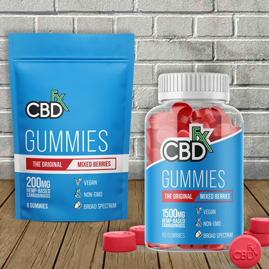 CBDfx Mixed Berry CBD Gummies - Image 1