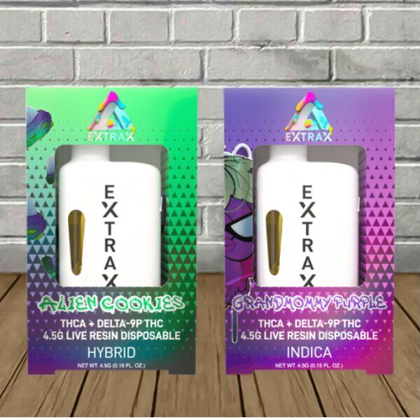 Delta Extrax Live Resin Adios Blend Disposable 4.5g - Image 1