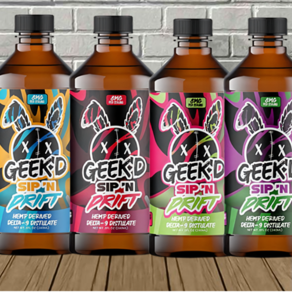 GEEKD-Extracts-Sip-N-Drift-Delta-9-Syrup-800mg.png GEEK'D Extracts Sip 'N Drift Delta 9 Syrup 800mg - Image 1