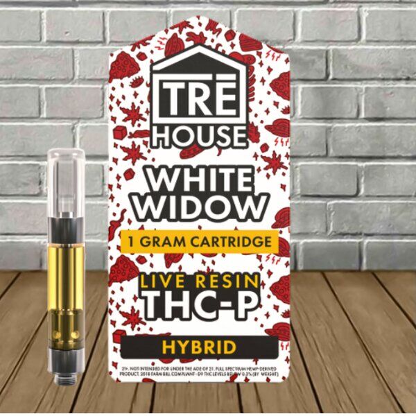 TRE House Live Resin THCP Vape Cartridge 1g --White Widow - Image 1