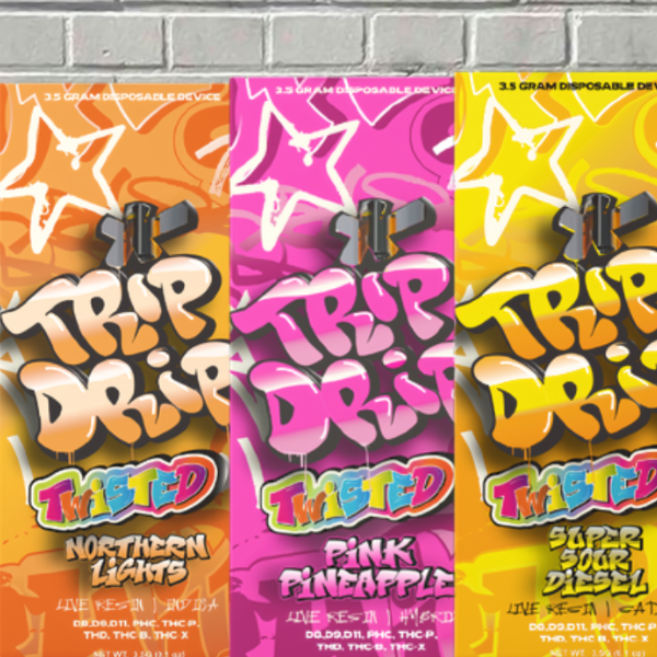 Trip Drip Live Resin Twisted Disposable 3.5g -- DISCONTINUED - Image 1