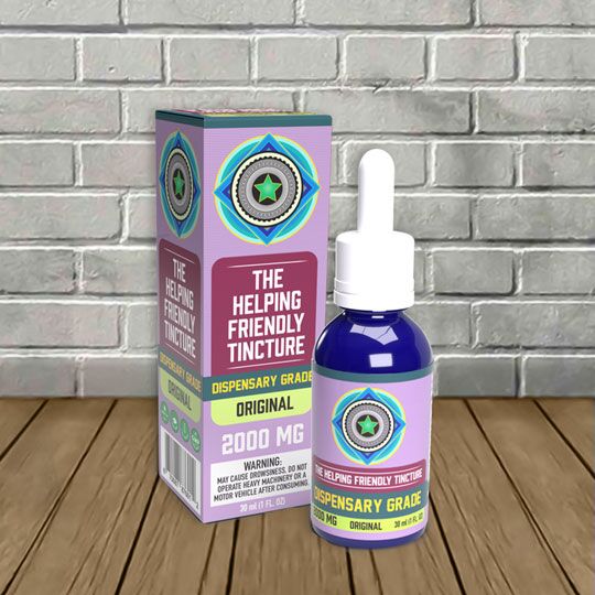 Helping Friendly Hemp Dispensary Grade Tincture Delta 9 THC - Image 1