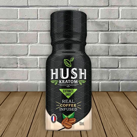 Hush Ultra Coffee Infused Full Spectrum Kratom Extract Shot - Image 1