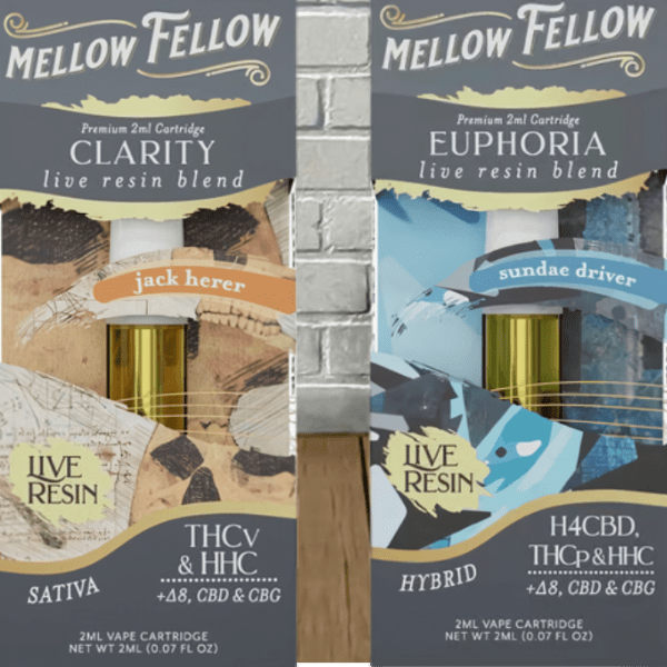 Mellow Fellow Premium Live Resin Blend Cartridge 2ml Mellow Fellow Premium Live Resin Blend Cartridge 2ml