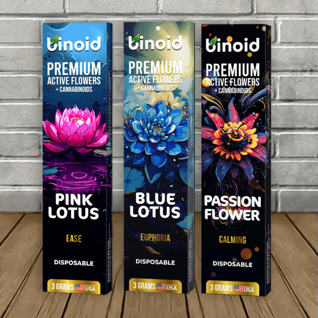 Binoid Active Flowers Blend Disposable Vape 3g Binoid Active Flowers Blend Disposable Vape 3g