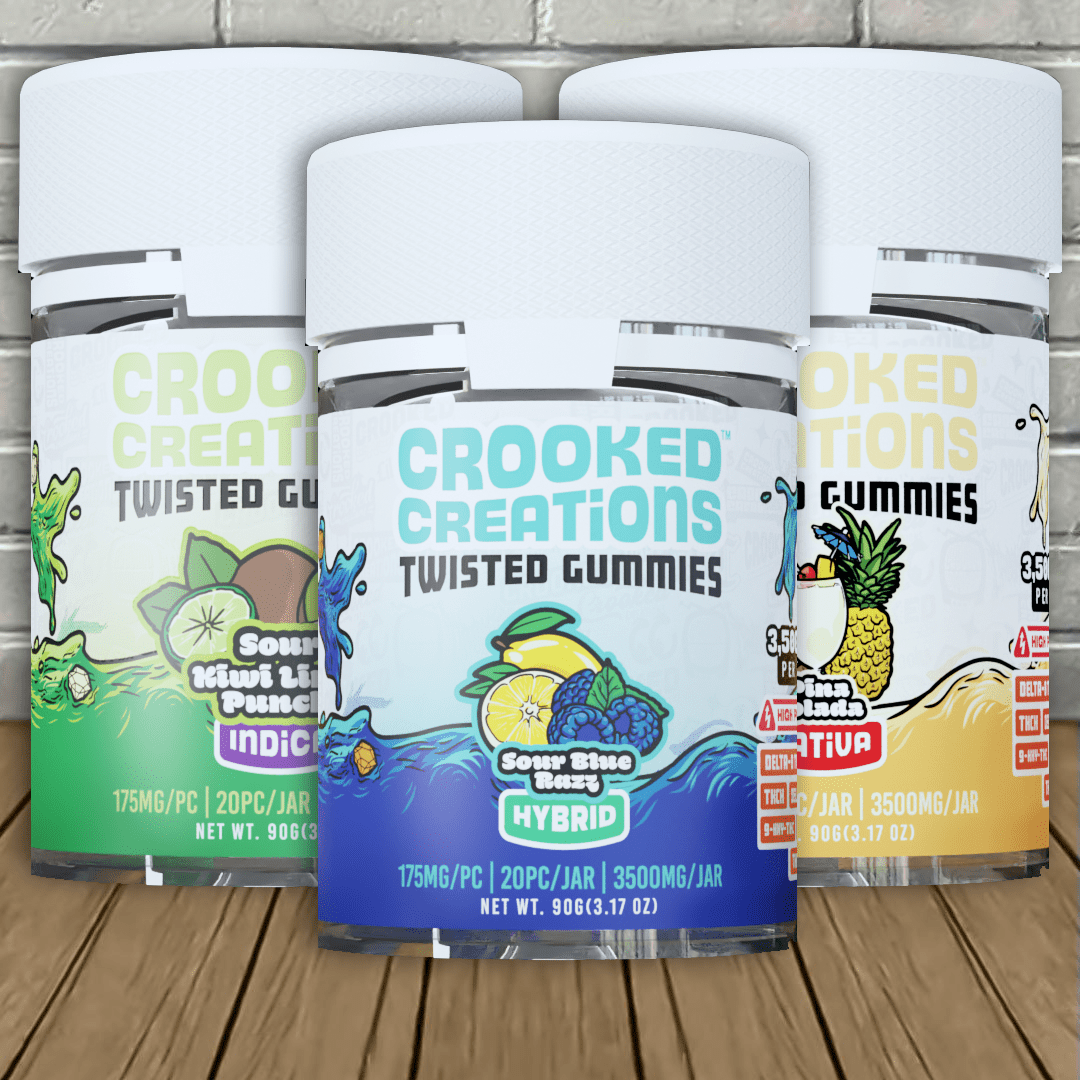 Crooked Creations Twisted Gummies 3500mg-all Crooked Creations Twisted Gummies 3500mg