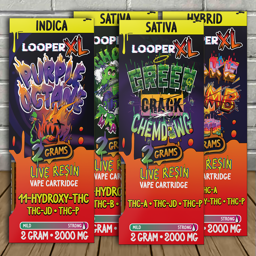 Looper XL Live Resin Vape Cartridge 2g Looper XL Live Resin Vape Cartridge 2g