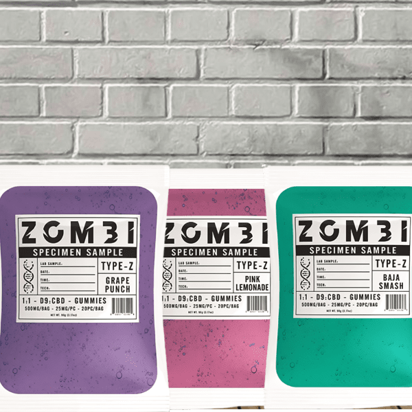 Zombi Specimen Type-Z Delta 9 Gummies 500mg