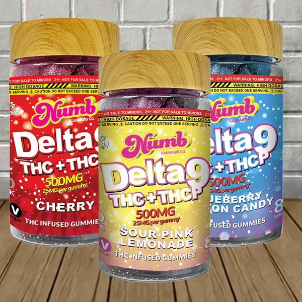 Numb Cannabis Co Delta 9 THC + THCP Gummies 500mg Numb Cannabis Co Delta 9 THC + THCP Gummies 500mg