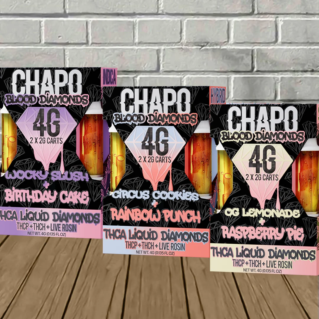 Chapo Extrax Live Rosin Blood Diamonds Duo Cartridge 4g