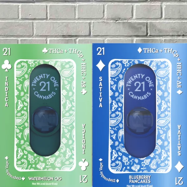 Twenty One Cannabis THCa + THCP Liquid Diamonds Disposable 2ml