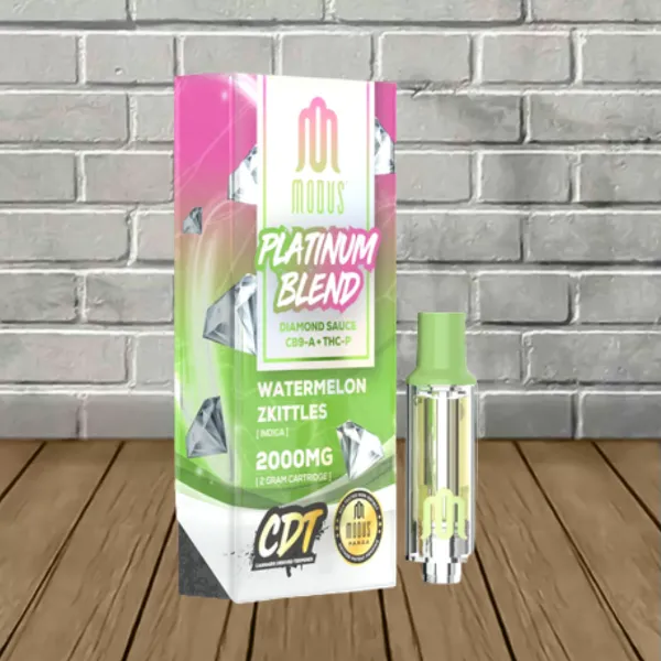 Modus Platinum Blend Diamond Sauce Cartridge 2g Watermelon Zkittlez (Indica)
