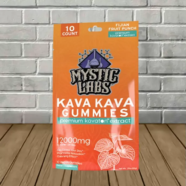 Mystic Labs Kava Kava Gummies 12000mg Fijian Fruit Mystic Labs Kava Kava Gummies 12000mg Fijian Fruit