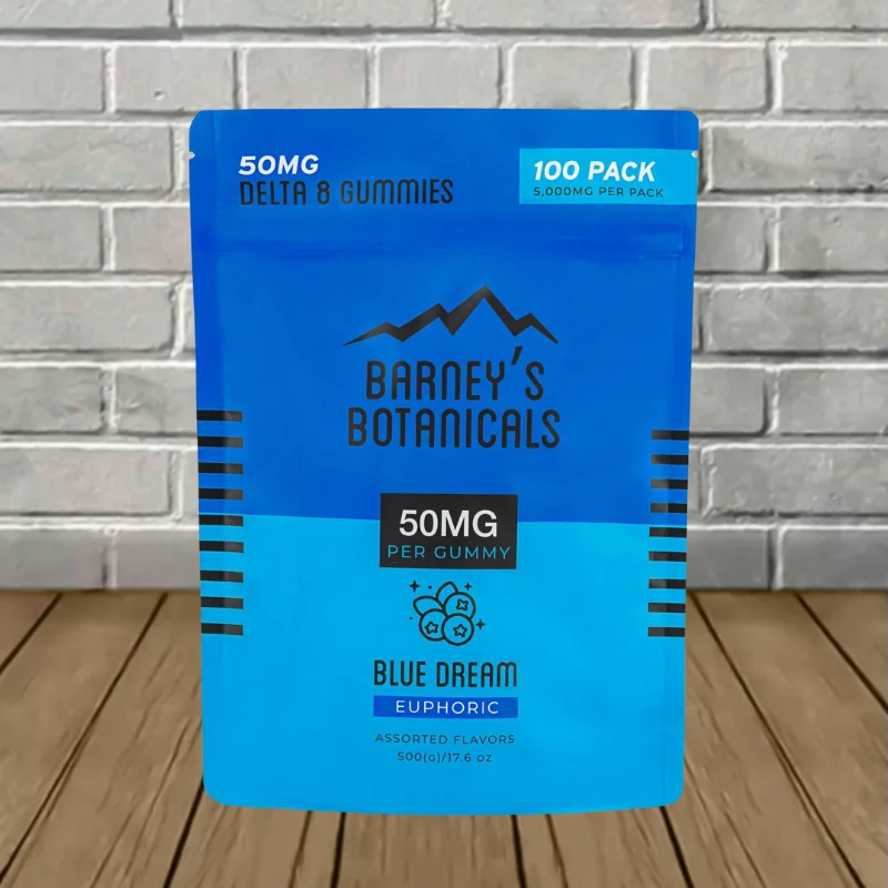 Barneys D8 50mg Terpene Infused 100ct Bag - Blue Dream 50mg Each