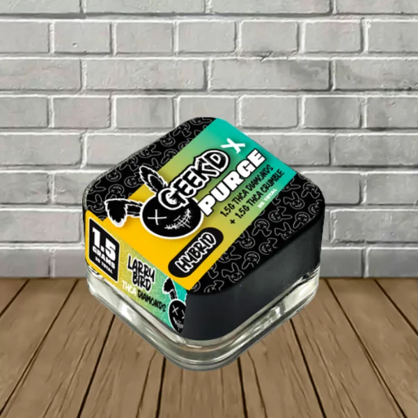 Geek'd x Purge THCa Diamonds + Crumble Dabs 3g Larry Bird X Zoap (Hybrid)