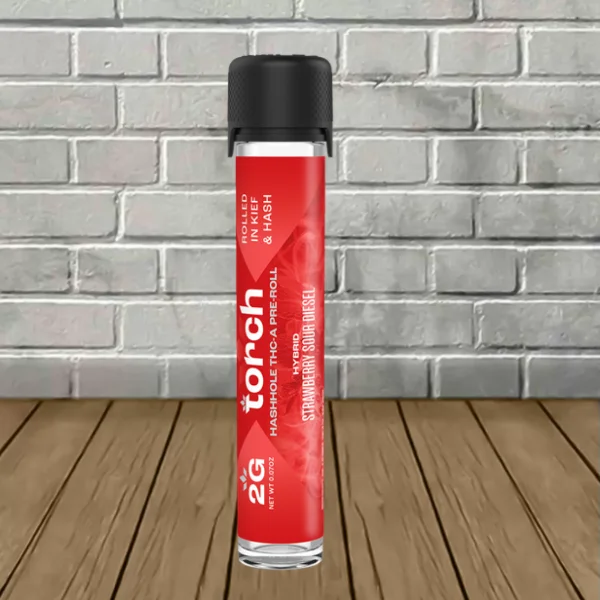 Torch Hashhole THCa Pre-Rolls 2g Strawberry Sour Diesel (Hybrid)