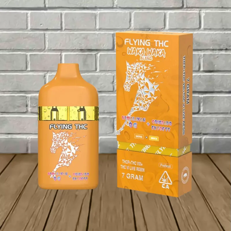 Flying THC Waka Waka Blend Disposable 7g Himalayan OG (Sativa) X Colorado Express (Indica)