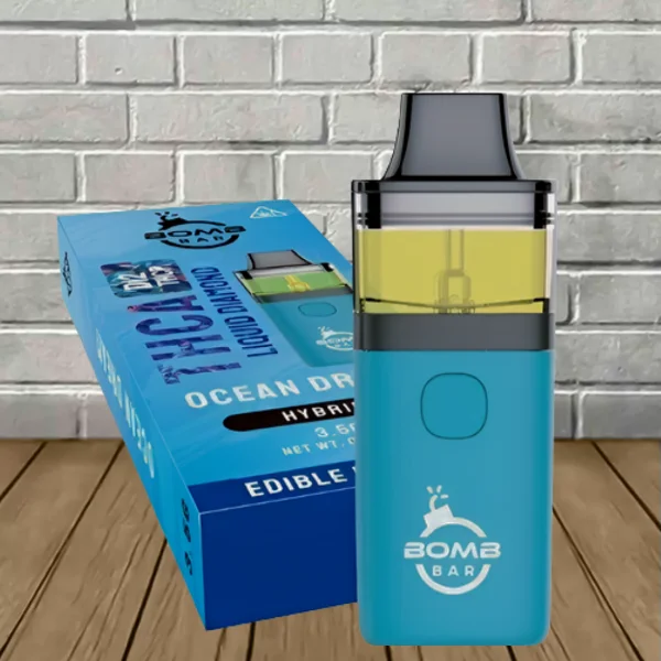 Bomb Bar THCa Liquid Diamonds Disposable 3.5g + Free Gummy Ocean Dream (Hybrid)