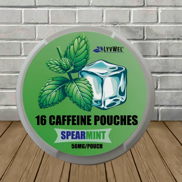 LyvWel Premium Dry Caffeine Pouches 56mg Spearmint