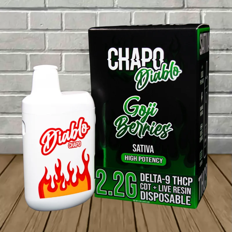 Chapo High Potency THCP Diablo Blend Disposable 2.2g Goji Berries (Sativa)