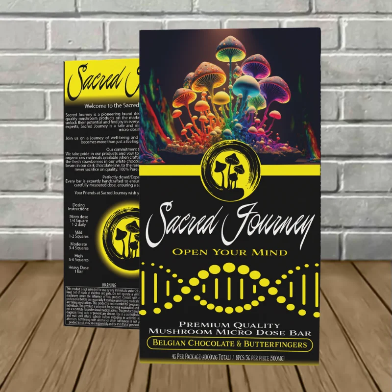 Sacred Journey Chocolate Bar - Belgian Chocolate and Butterfinger