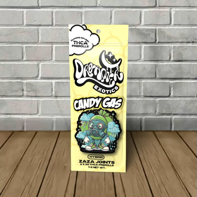 Dreamer Exotics THCa ZaZa Joints 4g - Candy Gas -- Hybrid Dreamer Exotics THCa ZaZa Joints 4g - Candy Gas -- Hybrid