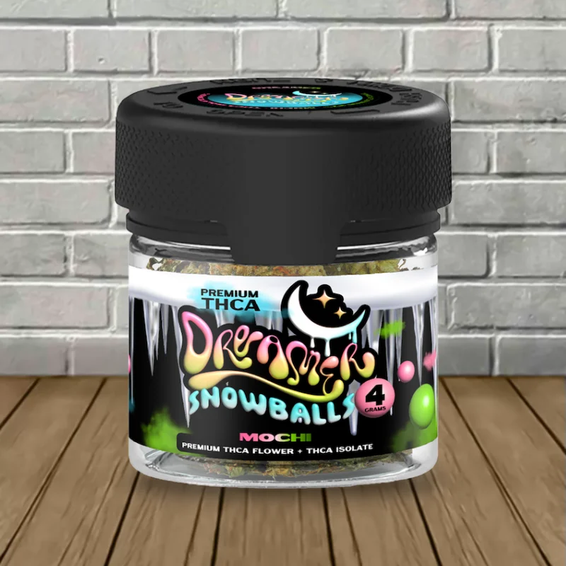 Dreamer Snowballs THCa Isolate Flower 4g - Mochi -- Indica