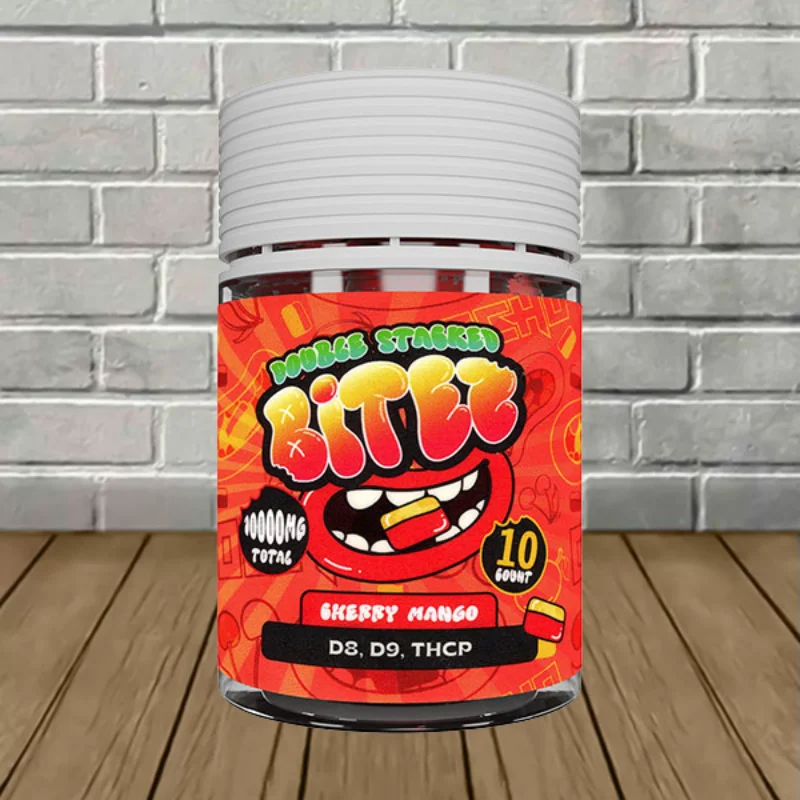 Ocho Extracts x Trip Drip x Sugar Double Stacked Bitez (10ct) 10000mg - Cherry Mango