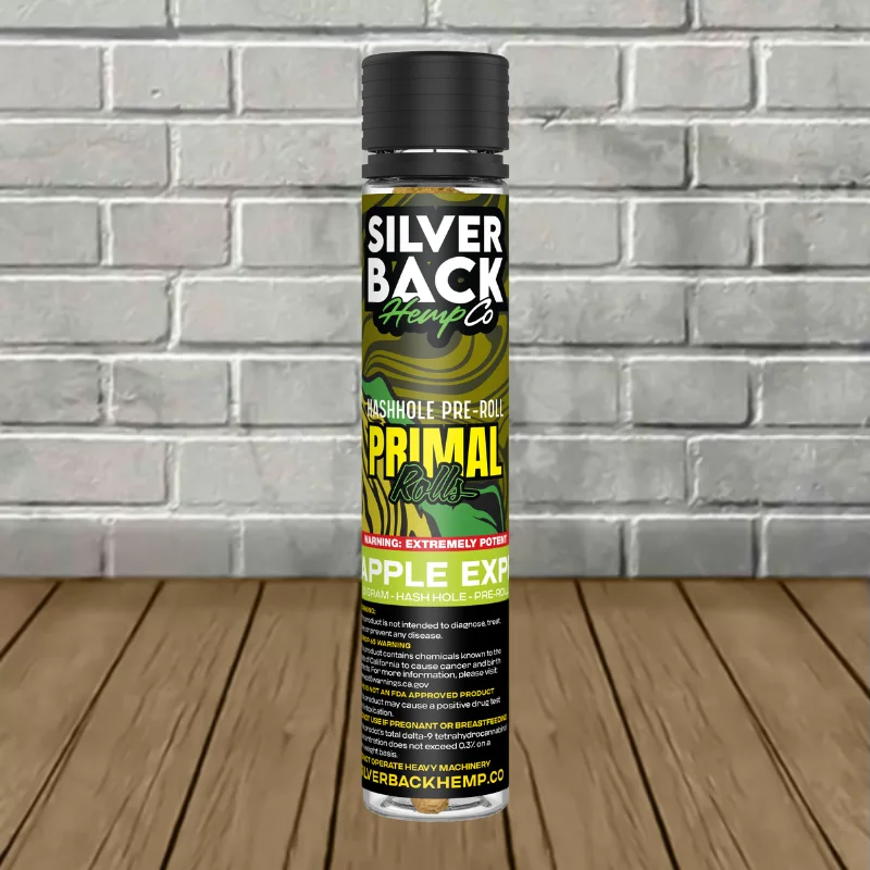 Silverback Hemp Co PRIMAL Rolls – Pre-Roll 1.5g Pineapple Express -- Sativa Silverback Hemp Co PRIMAL Rolls – Pre-Roll 1.5g Pineapple Express -- Sativa