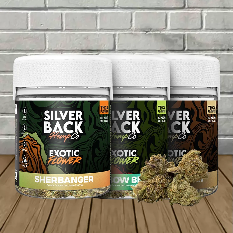 Silverback Hemp Co THCA Exotic Flower – 1oz