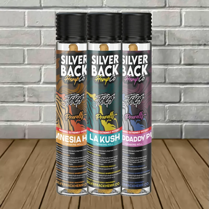 Silverback Hemp Co THCa 1g Prerolls