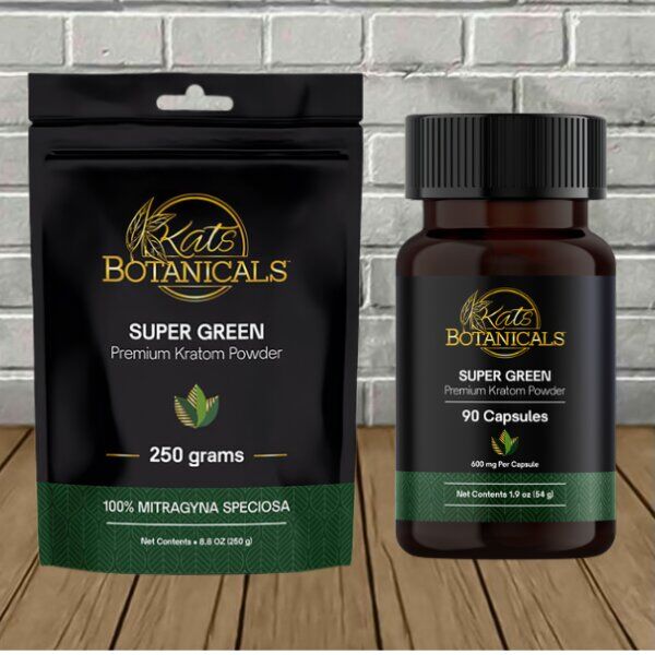 Kats Botanicals Super Green Kratom - Image 1