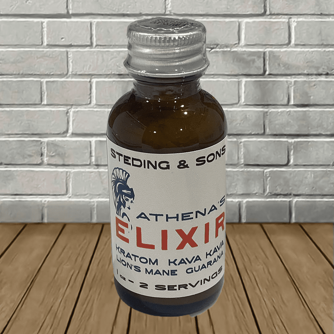 1836 Kratom Athena's Elixir Kratom + Kava Extract Shot 30ml
