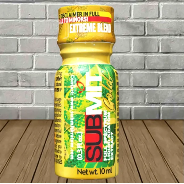 Submit Gold Extreme Blend Full Spectrum Liquid Kratom Shot 10ml