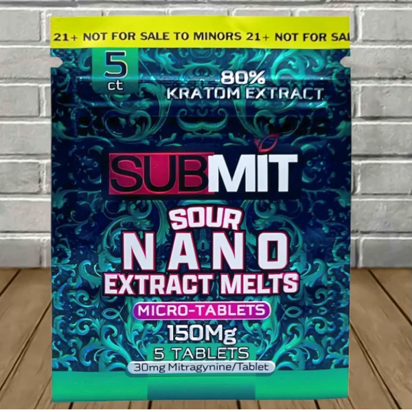 Submit Sour Green Nano Kratom Extract Melts 150mg Submit Sour Green Nano Kratom Extract Melts 150mg
