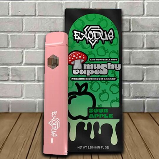exodus tobacco juice Premium Mushroom Extract Mushy Disposable 2.2g Why Exodus Mushy Vapes Are
