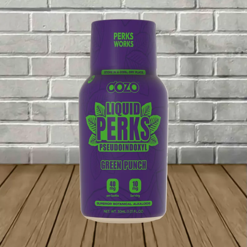 Dozo Liquid PERKS Pseudoindoxyl Extract Shot 40mg Green Punch