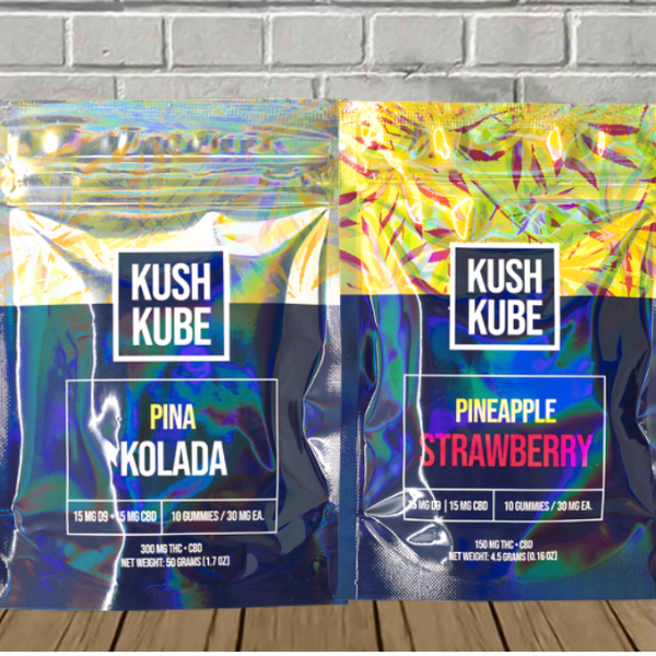 Kush Kube Delta 9 THC Gummies 300mg - Image 1