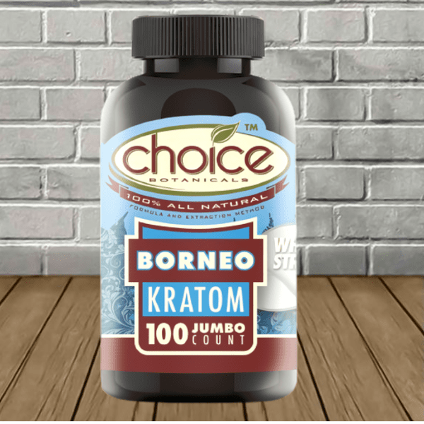 Choice Botanicals White Borneo Jumbo Kratom Capsules