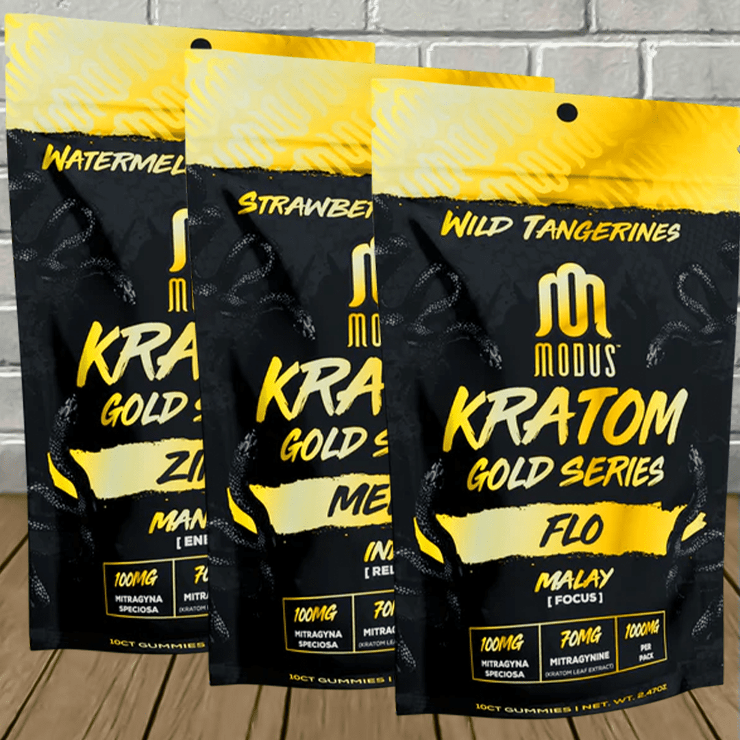 Modus Gold Series Kratom Extract Gummies 1000mg