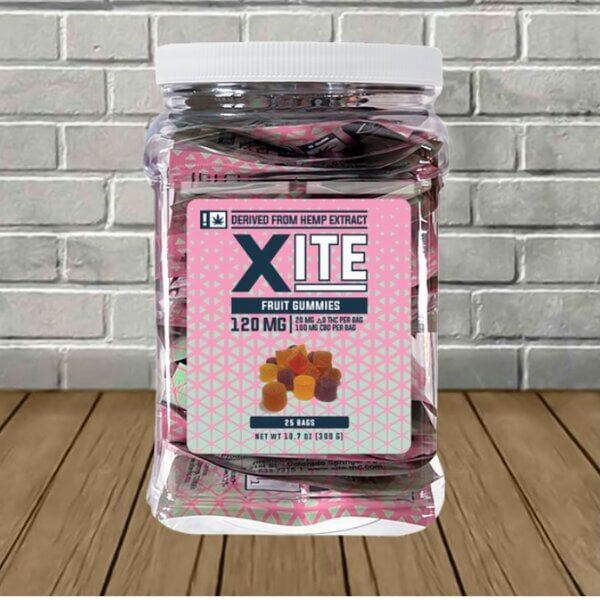 Xite Delta 9 THC 2-Pack Fruit Gummies 1:5 - Image 1