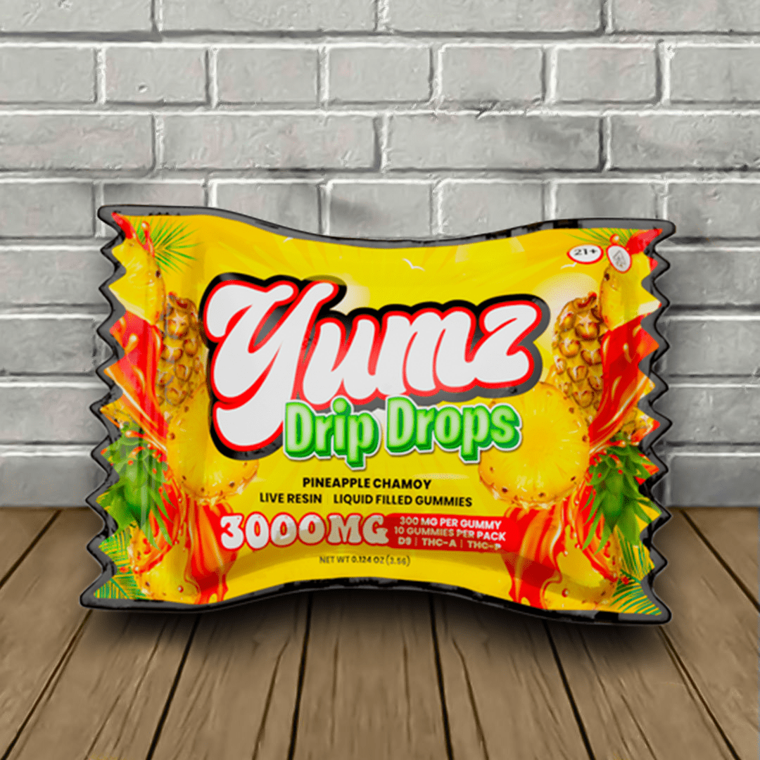 Yumz Lab Live Resin THCa | THCP | D9 Drip Drops 3000mg Pineapple Chamoy Flavor