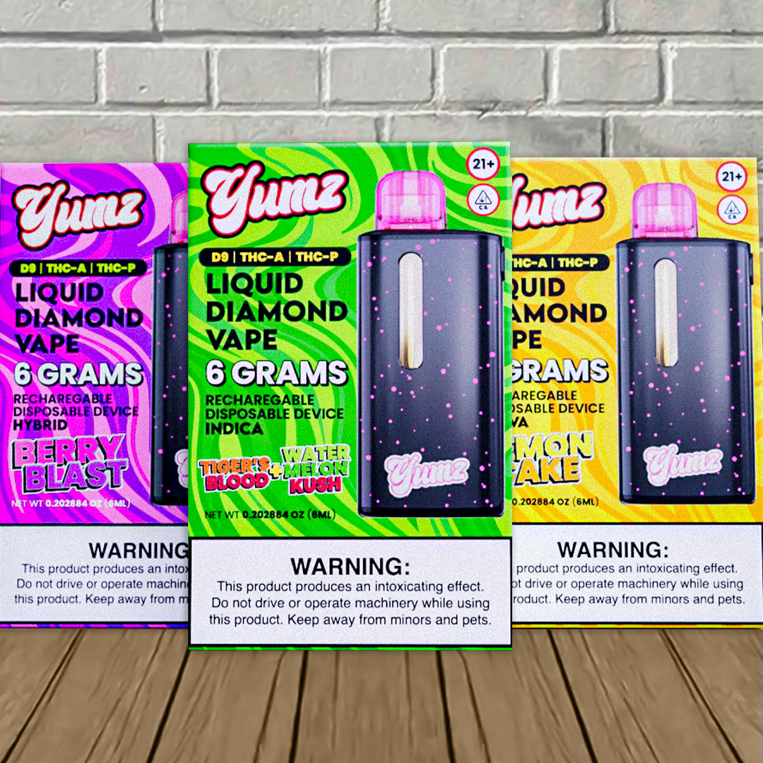 Yumz Lab Liquid Diamond THCa | THCP | D9 Disposable 6g